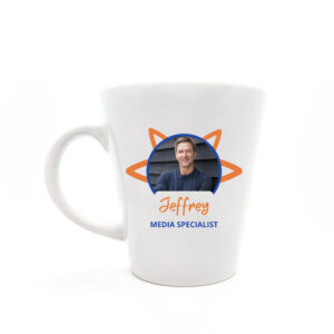 bedrijfsmok met logo en foto bedrukken