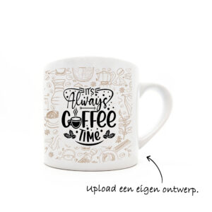 koffie kopje met eigen ontwerpen bedrukken