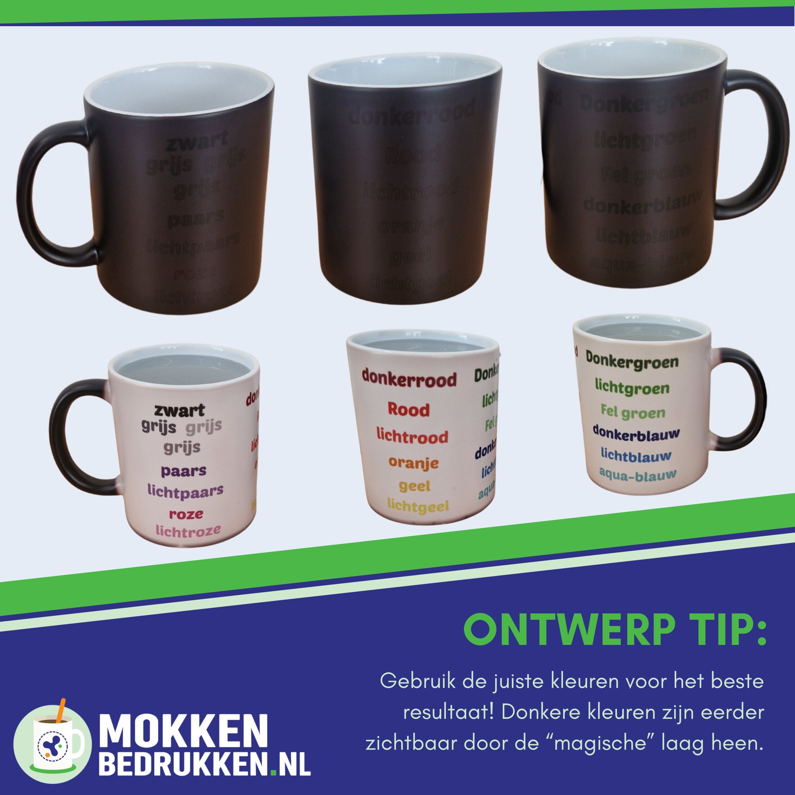 Magic mokken bedrukken met eigen ontwerp