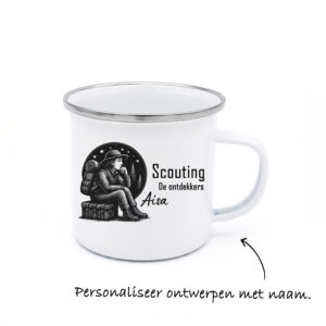 emaille mokken bedrukken met naam