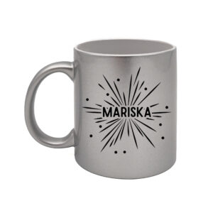 Zilveren mokken metallic
