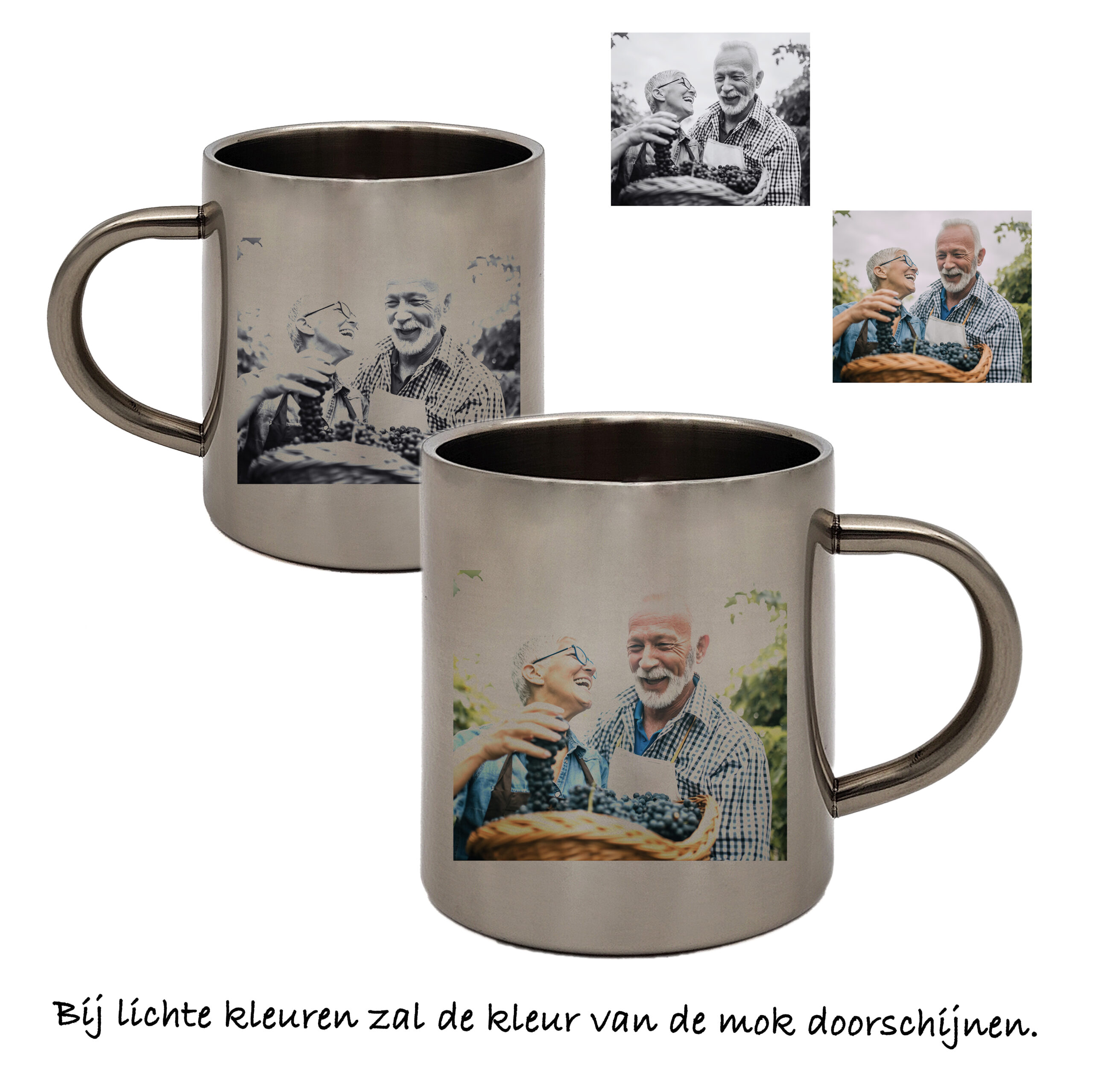 RVS mokken personaliseren
