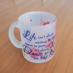 Theeglas met naam laten bedrukken
