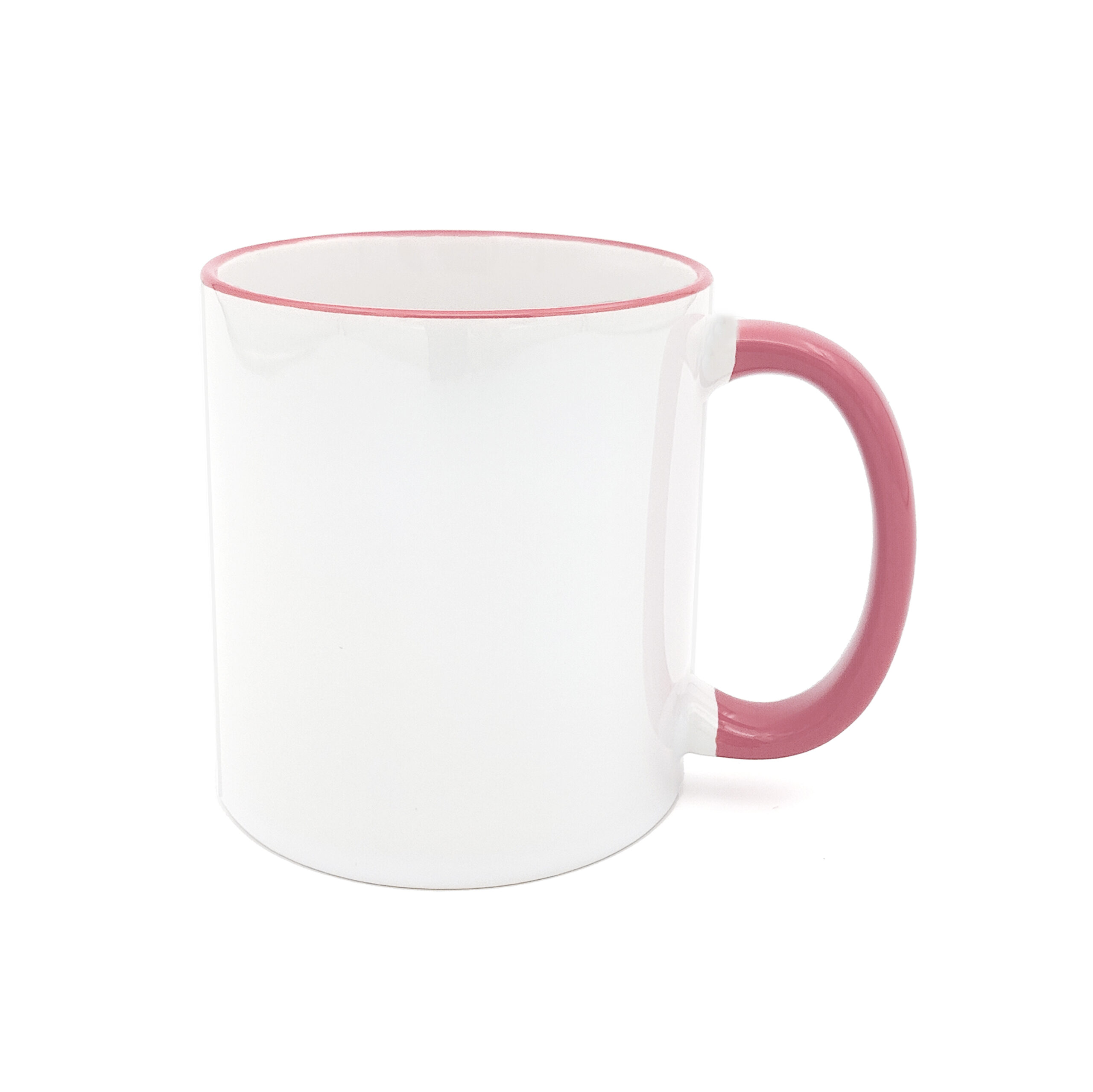 Een roze mok met babyfoto's als kraamkado? Maak hem bij mokkenbedrukken.